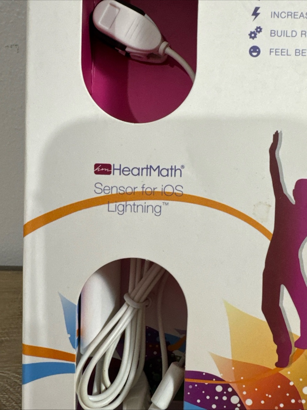 HeartMath Inner Balance Lightning Wired Ear Sensor for iOS Lightning Works - Picture 6 of 11